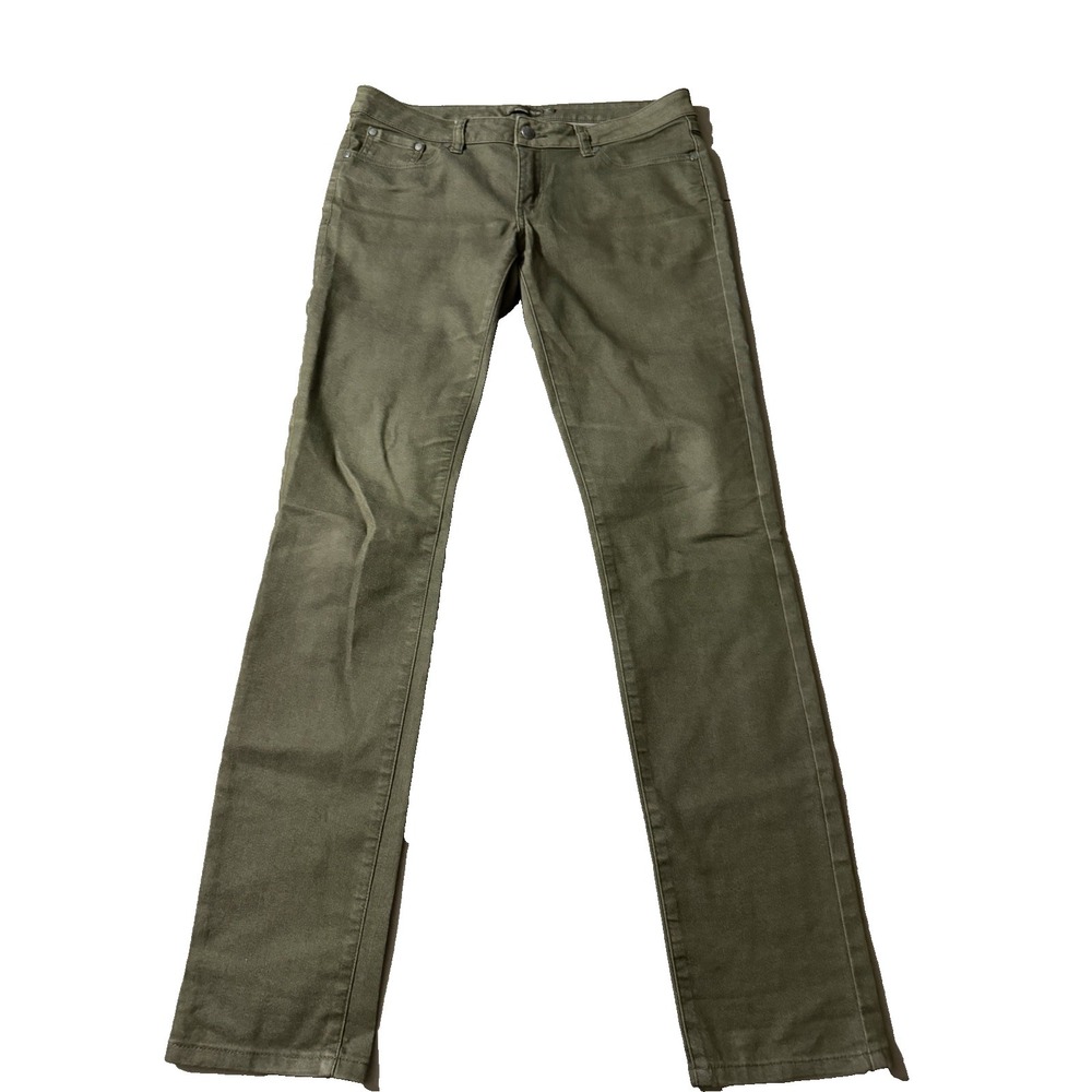 PrAna Women's Size 10/30 Olive Green Skinny Hiking Pants